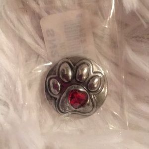Snap button 20mm Gingersnaps pet cat dog paw Sports team